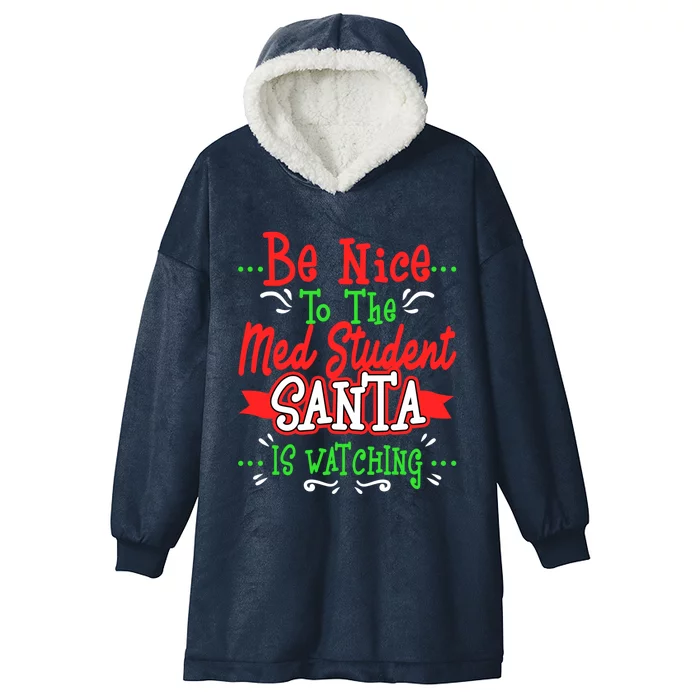 Funny Med Student Christmas Gag Gift Medical Future Doctor Gift Hooded Wearable Blanket