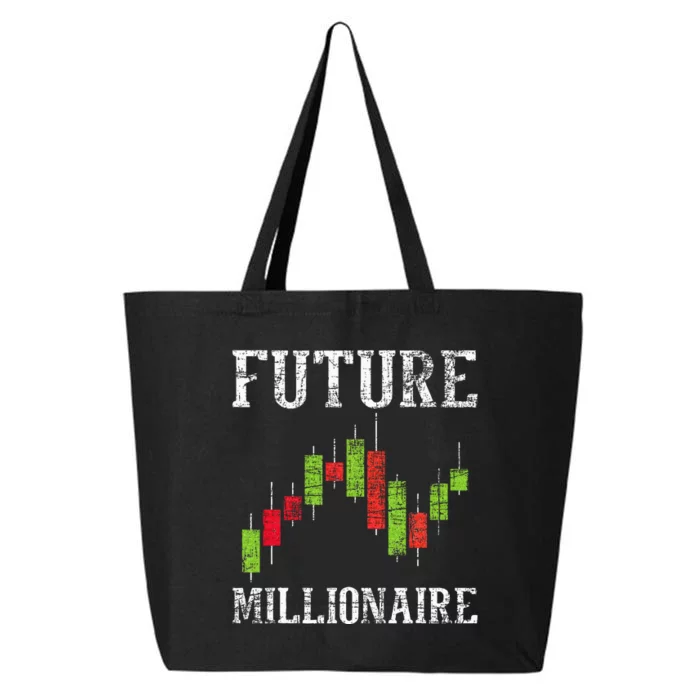 Future Millionaire Stock Exchange Day Trader Day Trading 25L Jumbo Tote