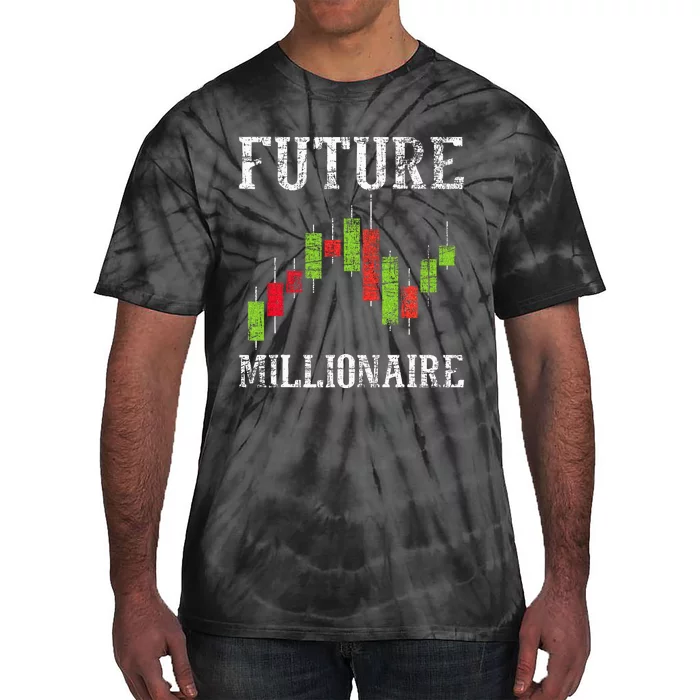 Future Millionaire Stock Exchange Day Trader Day Trading Tie-Dye T-Shirt