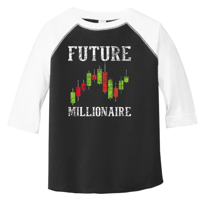 Future Millionaire Stock Exchange Day Trader Day Trading Toddler Fine Jersey T-Shirt