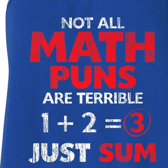 Funny Math Saying Equation Math Joke Cool Gift Women's Racerback Tank