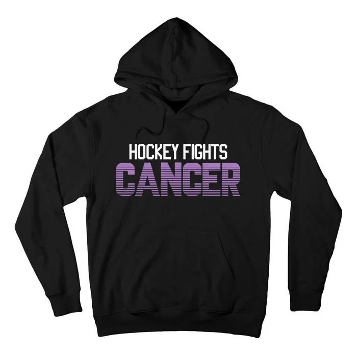 Family Member Support Hockey Fights Cancer Awareness Tall Hoodie