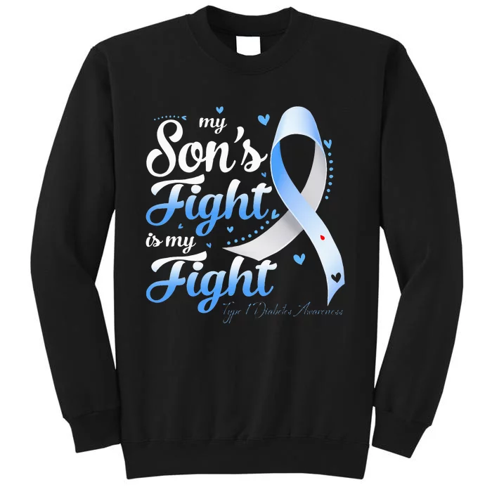 funny My Son's Fight Type 1 Diabetes Awareness Sweatshirt