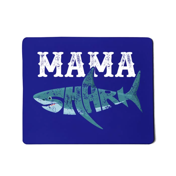 Funny Mama Shark Family Matching Shark Lover Ocean Animal Gift Mousepad