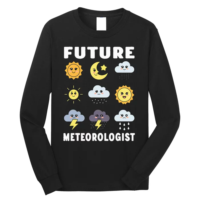 Future Meteorologist Storm Twister Tornado Hurricane Long Sleeve Shirt