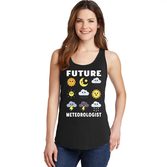 Future Meteorologist Storm Twister Tornado Hurricane Ladies Essential Tank