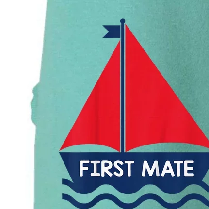 First Mate Sailing Boat Doggie 3-End Fleece Hoodie