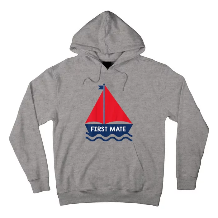 First Mate Sailing Boat Tall Hoodie