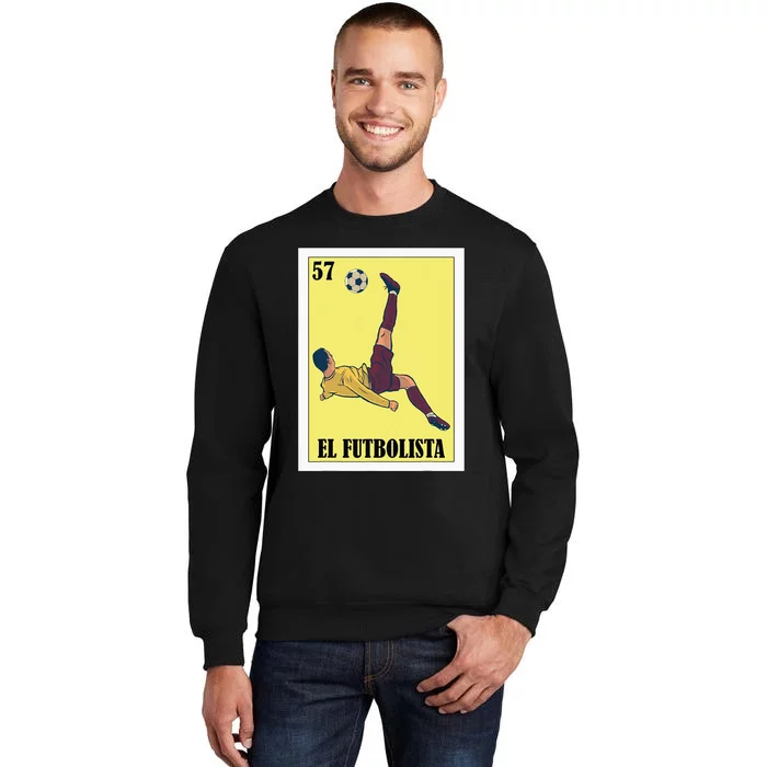 Funny Mexican Soccer Design El Futbolista Sweatshirt