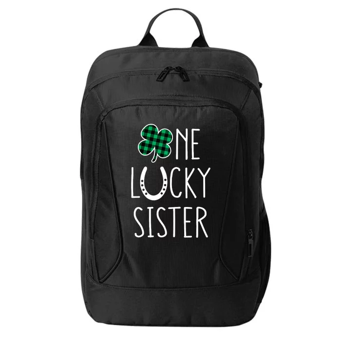 Family Matching St Patricks Day Girl One Lucky Sister Teens City Backpack