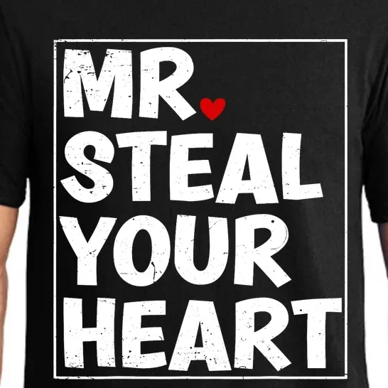 Funny Mr Steal Your Heart Valentines Day Pajama Set