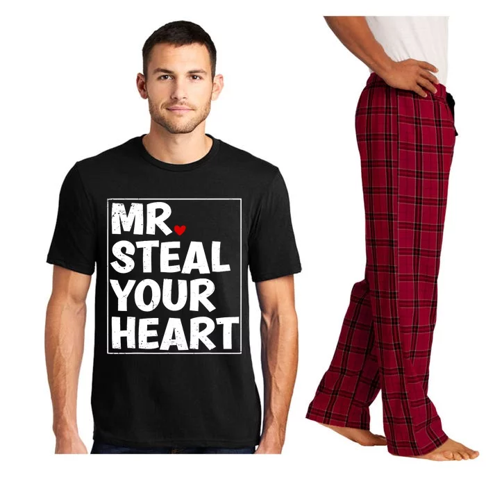 Funny Mr Steal Your Heart Valentines Day Pajama Set