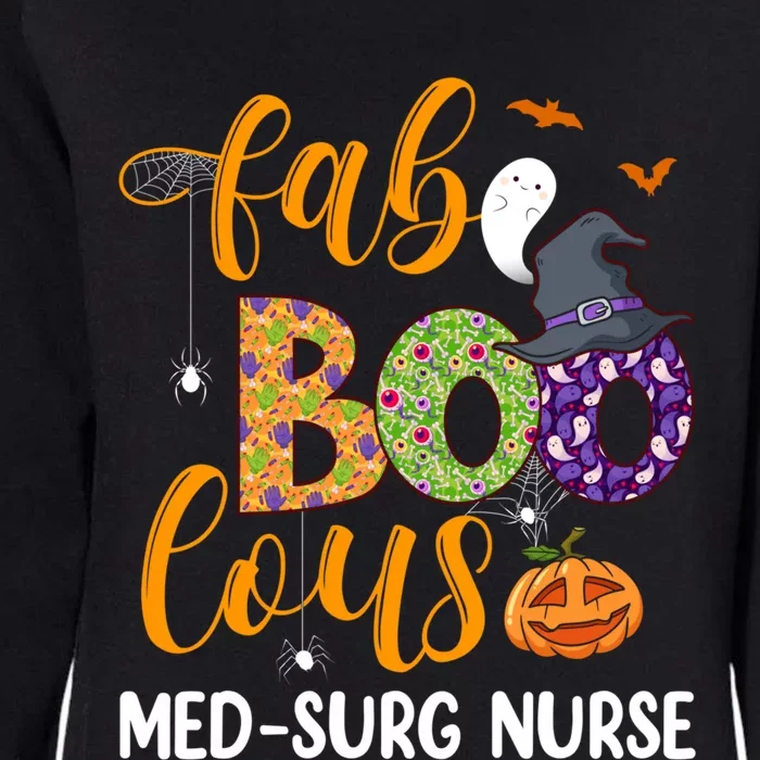 Faboolous Med Surg Nurse Halloween Fabulous Nurse Costume Gift Womens California Wash Sweatshirt