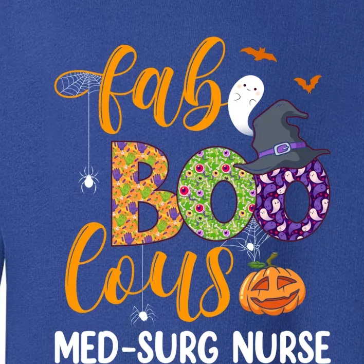 Faboolous Med Surg Nurse Halloween Fabulous Nurse Costume Gift Toddler Sweatshirt