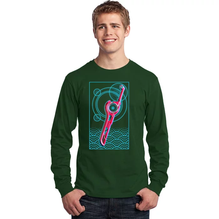 Futuristic Monado Sword Tall Long Sleeve T-Shirt