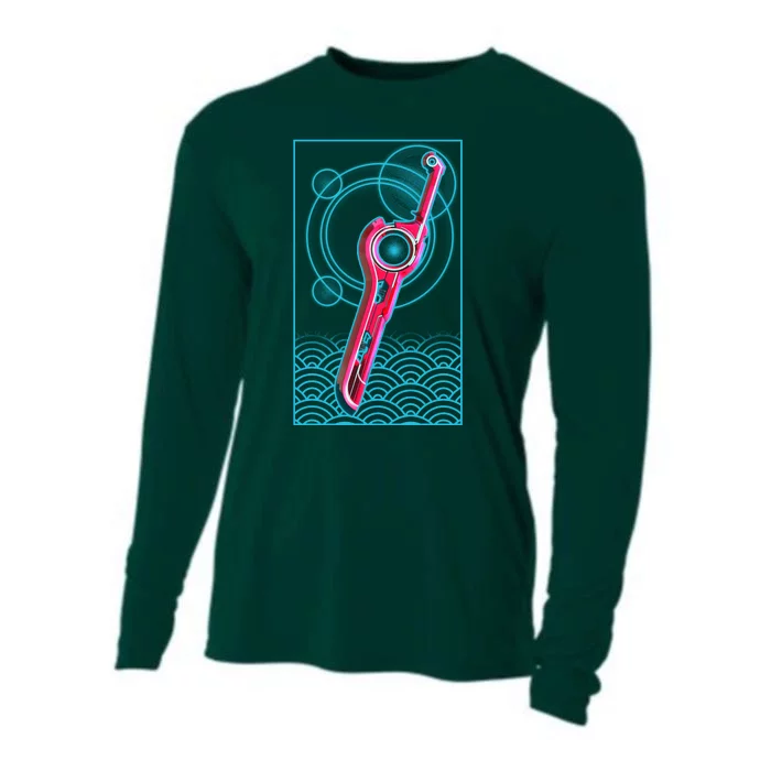 Futuristic Monado Sword Cooling Performance Long Sleeve Crew