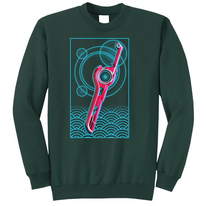 Futuristic Monado Sword Tall Sweatshirt