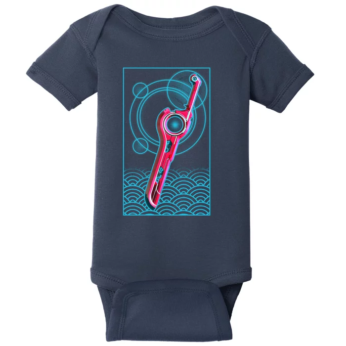 Futuristic Monado Sword Baby Bodysuit