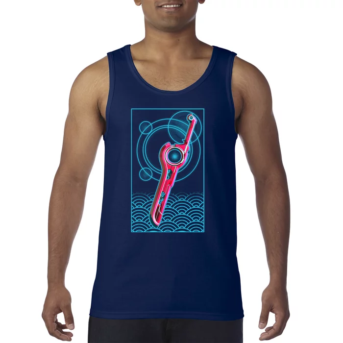 Futuristic Monado Sword Tank Top