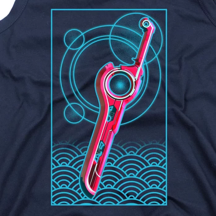 Futuristic Monado Sword Tank Top