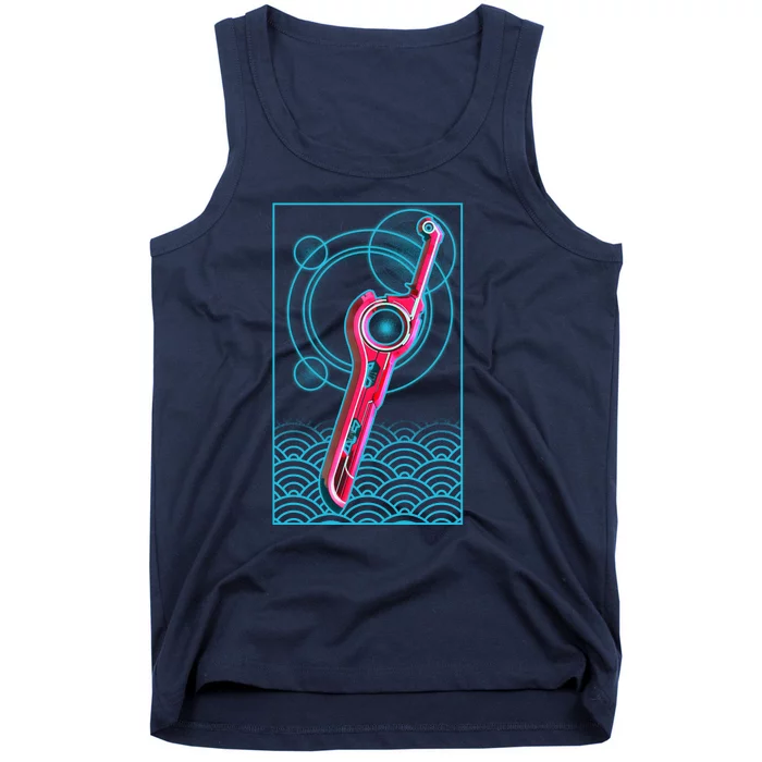 Futuristic Monado Sword Tank Top