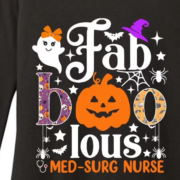 Faboolous Med Surg Nurse Great Gift Halloween Spooky Nursing Gift Womens CVC Long Sleeve Shirt