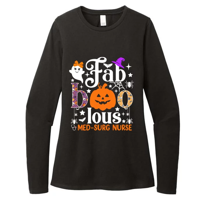 Faboolous Med Surg Nurse Great Gift Halloween Spooky Nursing Gift Womens CVC Long Sleeve Shirt