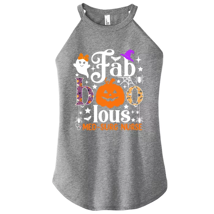 Faboolous Med Surg Nurse Great Gift Halloween Spooky Nursing Gift Women’s Perfect Tri Rocker Tank