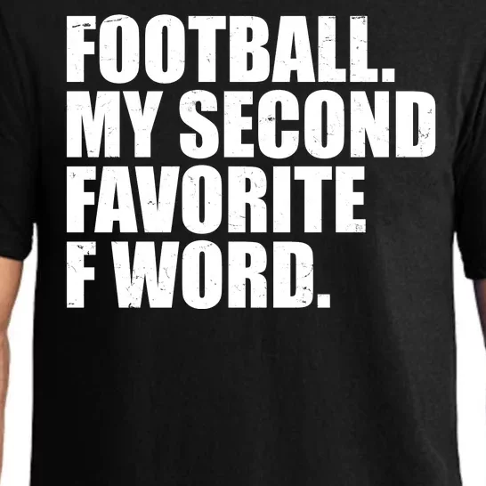 Football My Second Favorite F Word Pajama Set