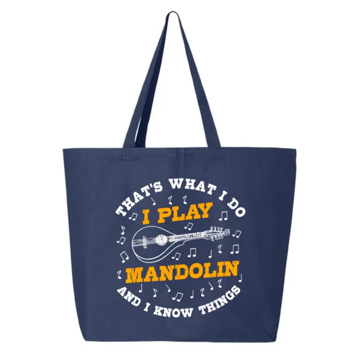 Funny Mandolin Saying Gift Folk Music Bluegrass 25L Jumbo Tote