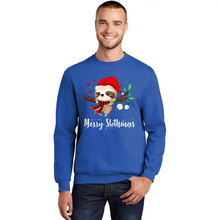 Funny Merry Slothmas Cute Sloth Christmas Gift Sweatshirt