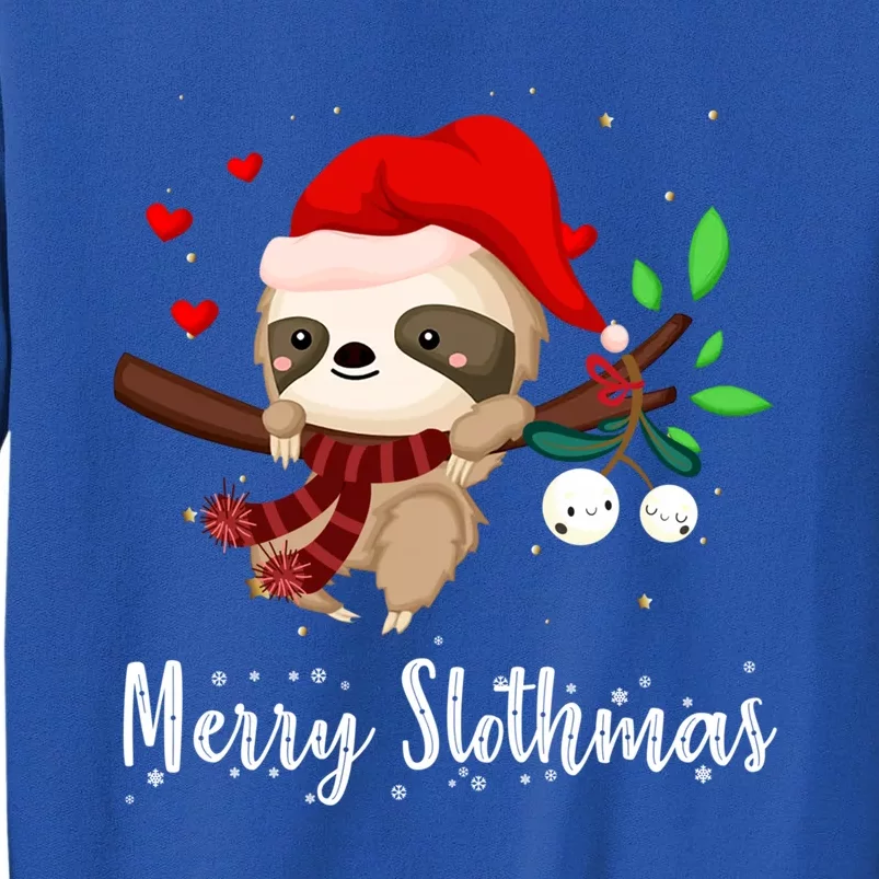 Funny Merry Slothmas Cute Sloth Christmas Gift Sweatshirt