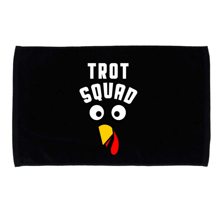 Funny Marathon Thanksgiving 5k Running Turkey Trot Squad Gift Microfiber Hand Towel