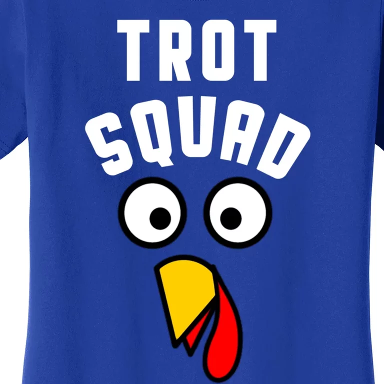 Funny Marathon Thanksgiving 5k Running Turkey Trot Squad Gift Women's T-Shirt