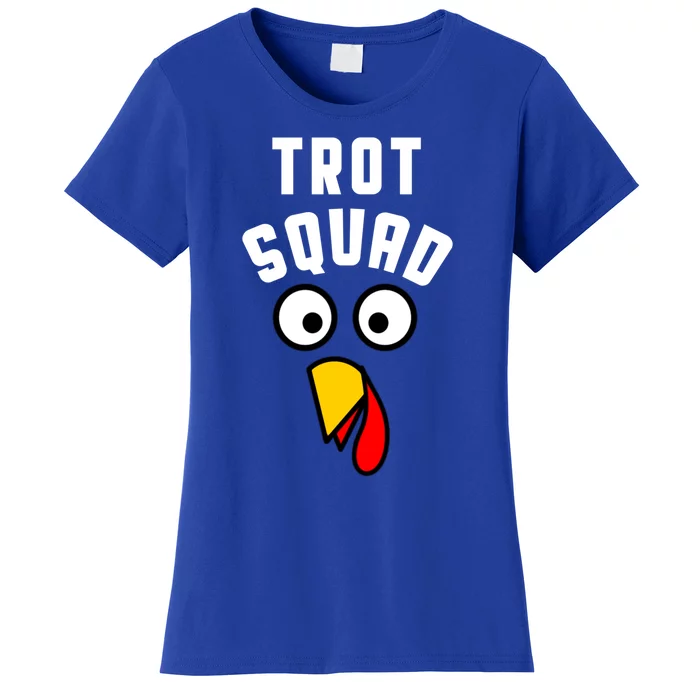 Funny Marathon Thanksgiving 5k Running Turkey Trot Squad Gift Women's T-Shirt