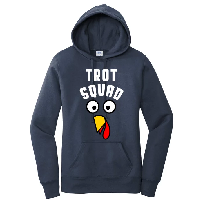 Funny Marathon Thanksgiving 5k Running Turkey Trot Squad Gift Women's Pullover Hoodie