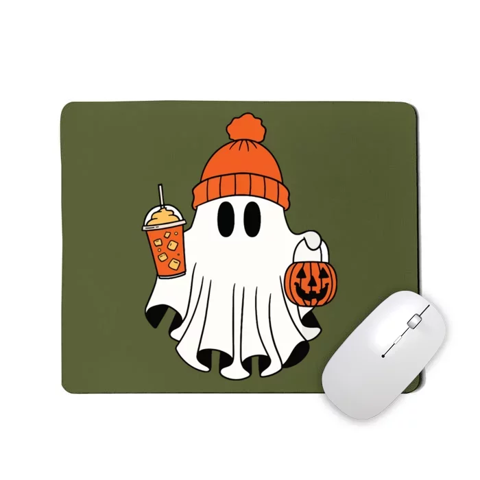 Funny Math Teacher Halloween Ghost Math Lover Teachers Woman Mousepad