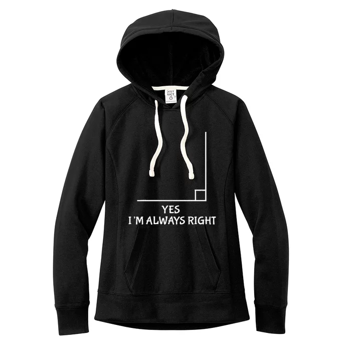 Funny Math Teacher Joke Fun Best Math Quotes Women's Fleece Hoodie