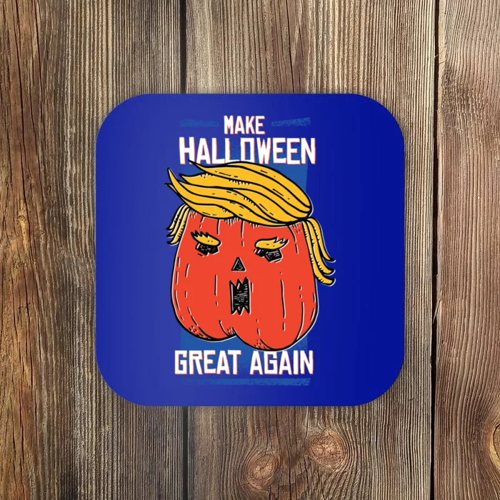 Funny Make This Halloween Great Again With Donald Trump Gift Coaster