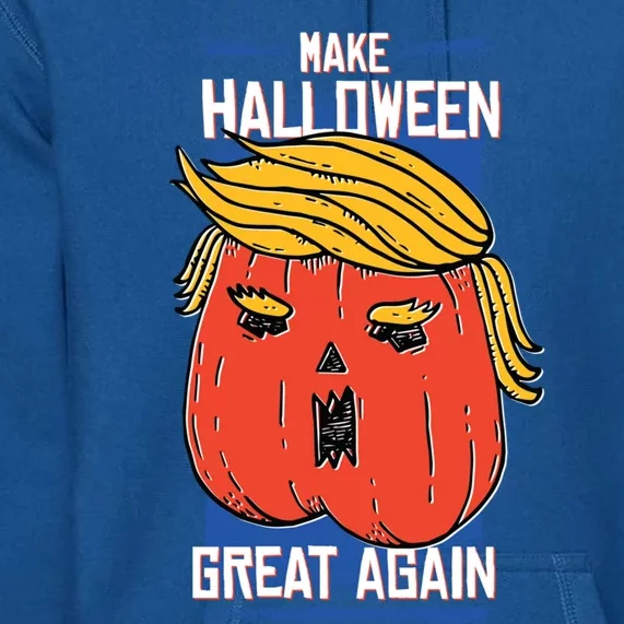 Funny Make This Halloween Great Again With Donald Trump Gift Premium Hoodie