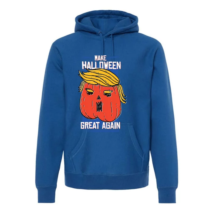 Funny Make This Halloween Great Again With Donald Trump Gift Premium Hoodie