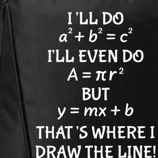 Funny Math Teacher Joke Quote City Backpack