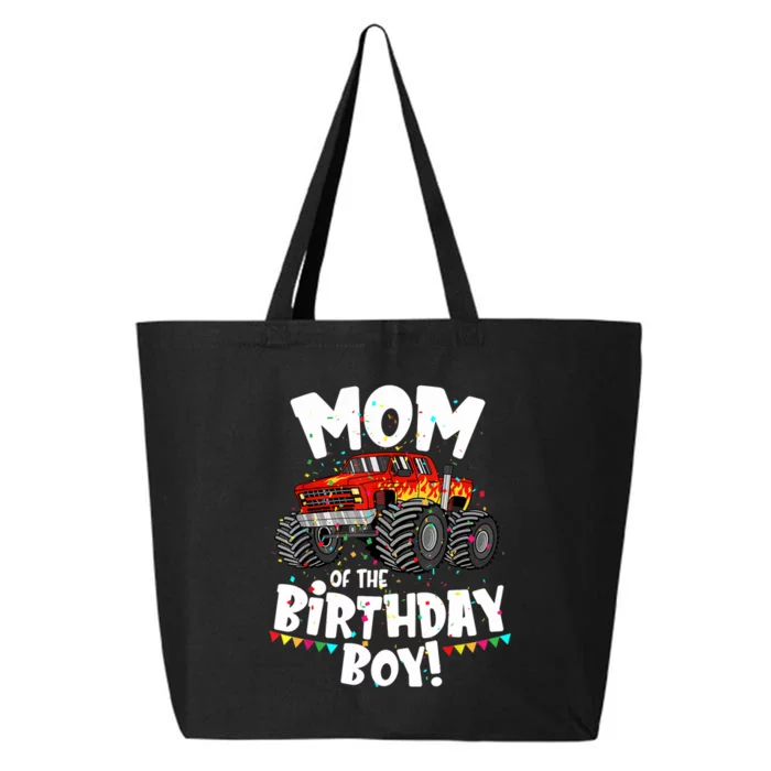 Funny Monster Truck Mom Of The Birthday Boy Gift For Her 25L Jumbo Tote