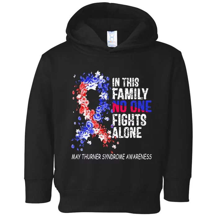 Funny May Thurner Syndrome Awareness Support Toddler Hoodie