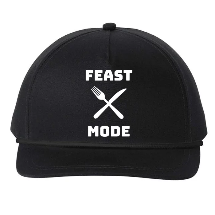 Feast Mode Thanksgiving Holiday Dinner Gift Snapback Five-Panel Rope Hat