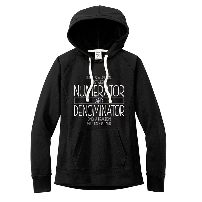 Funny Math Teacher Joke Fun Best Math Quotes Women's Fleece Hoodie