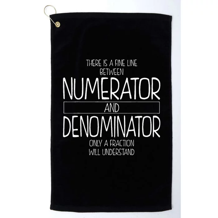 Funny Math Teacher Joke Fun Best Math Quotes Platinum Collection Golf Towel