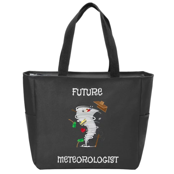 Future Meteorologist Tornado & Hurricane Storm Weather Zip Tote Bag