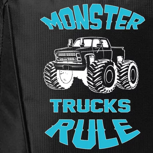 Funny Monster Truck Rule Gift City Backpack