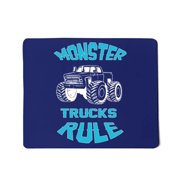 Funny Monster Truck Rule Gift Mousepad